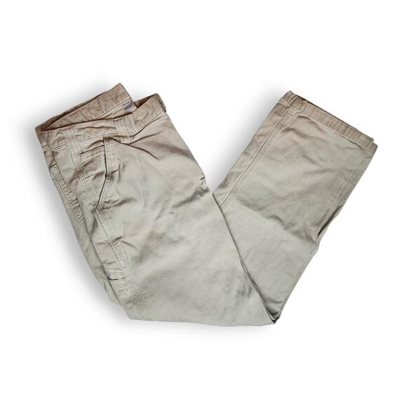 Carhartt Men’s Relaxed Straight Rigby Dungaree Pants Beige 36x30 Style 102291 - Picture 10 of 11